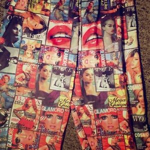 Women’s magazine cover yoga pants XS